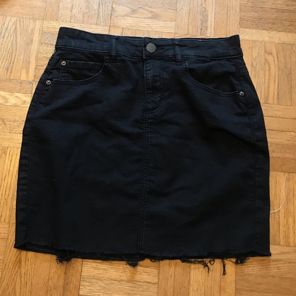 Garage Dresses & Skirts - Black denim garage skirt size small